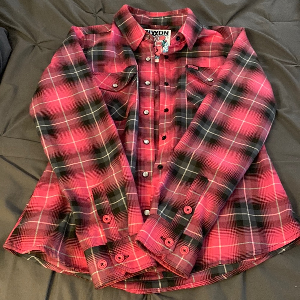 Women’s Dixxon Flannel - Breast Cancer Edition